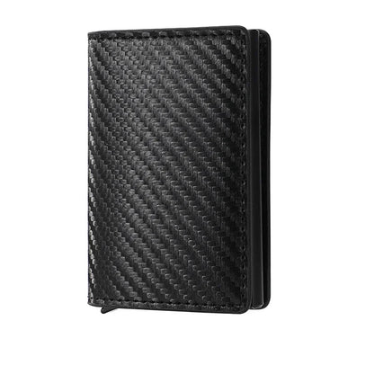 Carbon Fiber RFID Slim Wallet for Men