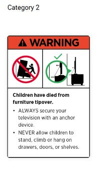 Two-Doors, Two-Drawers Wooden TV Cabinet