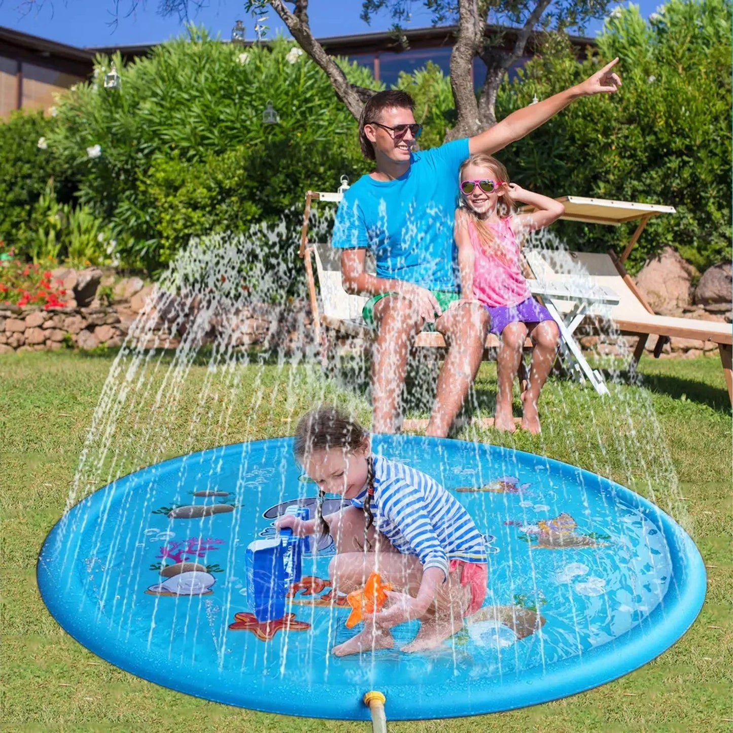 Inflatable Water Pool Sprinkler Mat for Kids