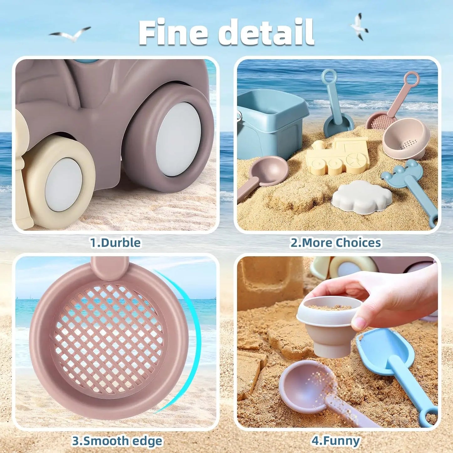 Children's Beach Truck and Princess Tea Set Toys