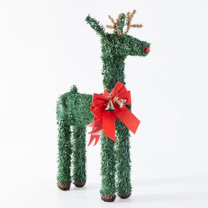 Christmas Elk Reindeer Window Mall Decoration