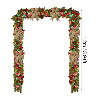 Christmas Vine Ring Wreath Door Garland Decoration