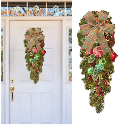 Christmas Vine Ring Wreath Door Garland Decoration