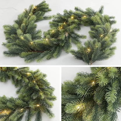 Christmas Garland Artificial Pine Needles