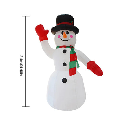 Inflatable LED Snowman for Christmas