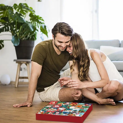 Christmas Puzzle Advent Calendar Jigsaw Puzzles for Adults and Kids