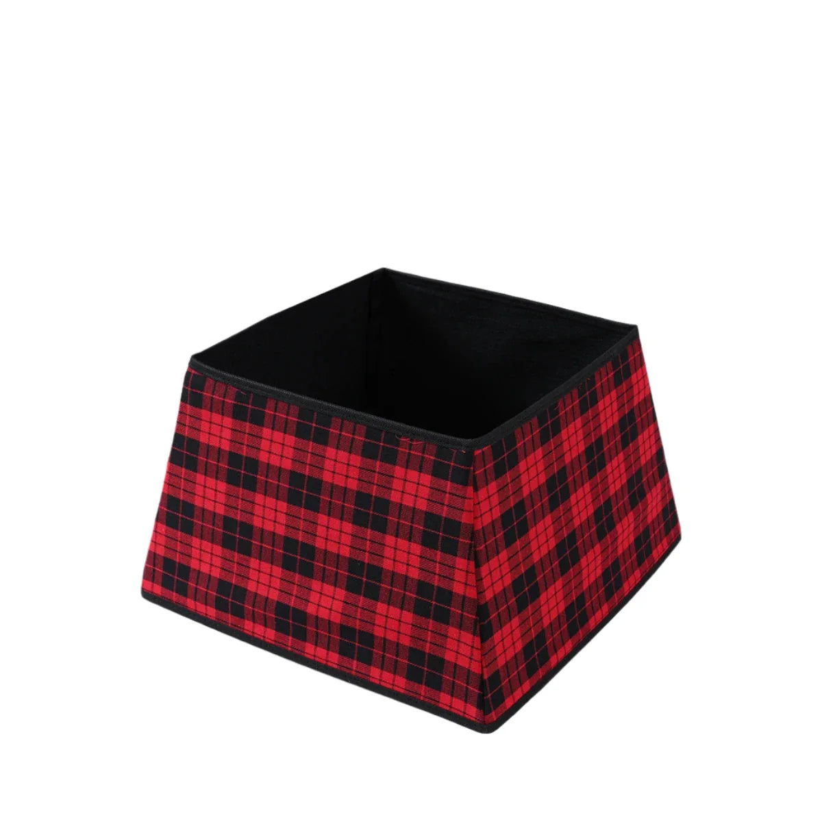 Christmas Red Lattice Tree Base Decoration