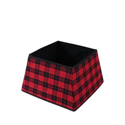 Christmas Red Lattice Tree Base Decoration