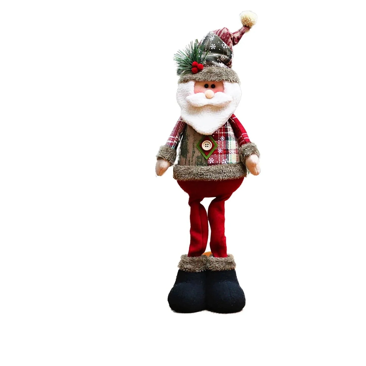 Christmas Santa Leg Table Mantel Decoration Set