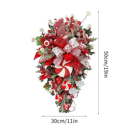 Christmas Candy Hanging Upside Down Tree Decoration