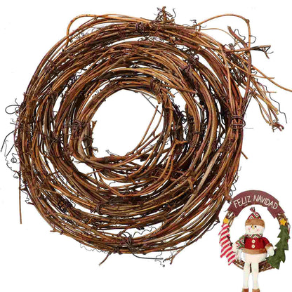 Christmas Vine Crafts Rattan Wreath