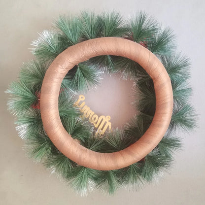 Artificial Christmas Wreath Pine Needle Wall Decoration