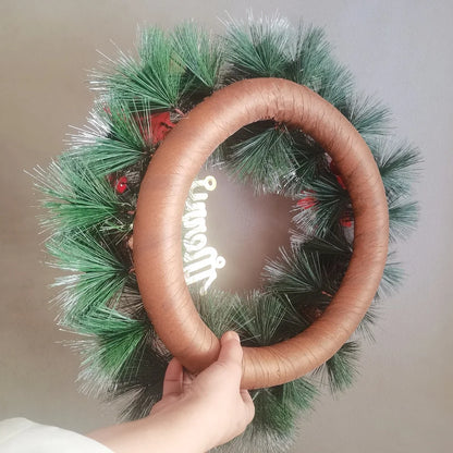 Artificial Christmas Wreath Pine Needle Wall Decoration