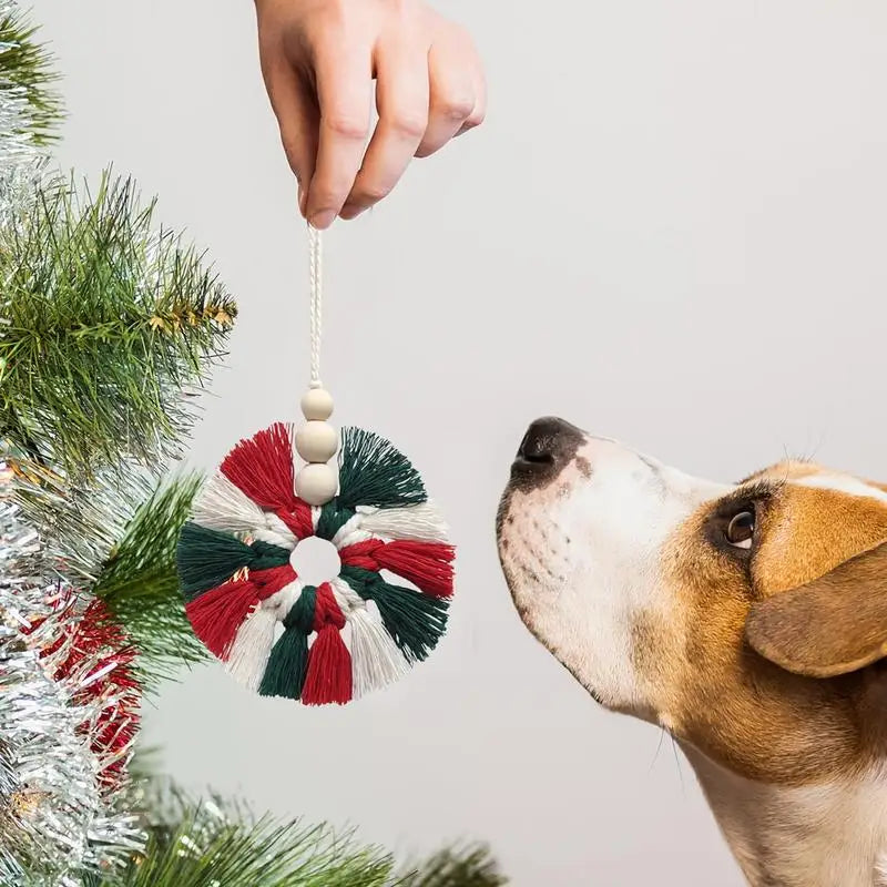 Handmade Christmas Wreath for Door, Window, Tree Decor