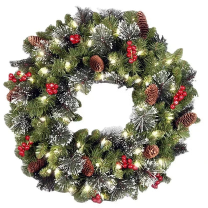 Christmas Wreath Xmas Tree Garland Decorations