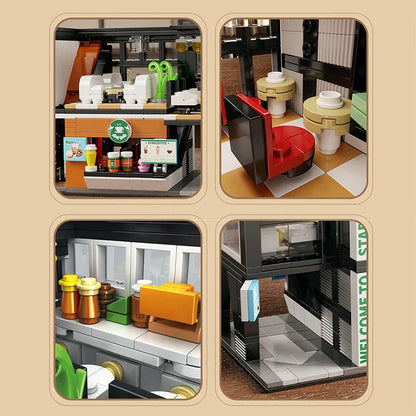 Star Coffee House Cafe Building Blocks Set (581Pcs)