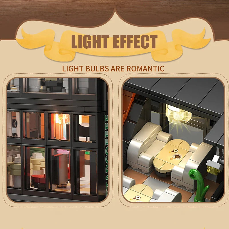 Star Coffee House Cafe Building Blocks Set (581Pcs)