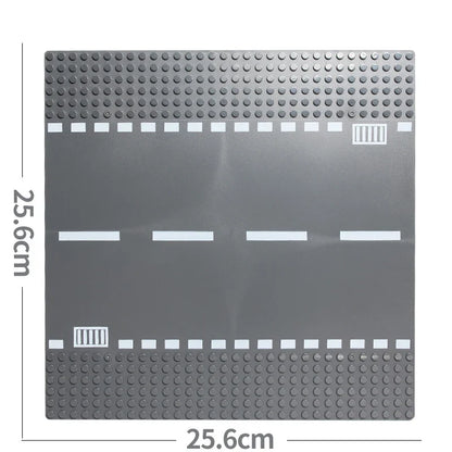 City Road Baseplate Block for Kids DIY Building