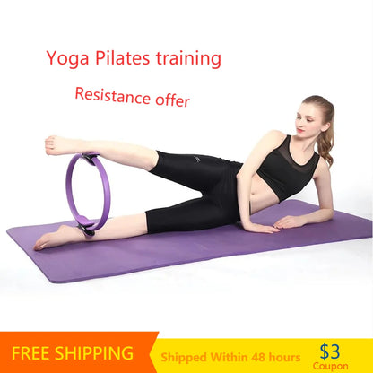 Colorful Pilates Yoga Ring for Home Fitness