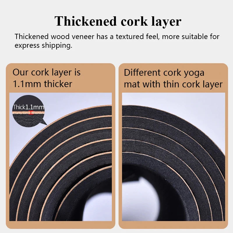 High Elastic Natural Rubber Yoga Mat