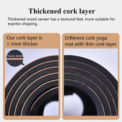 High Elastic Natural Rubber Yoga Mat