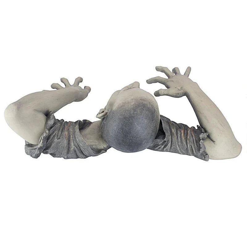 Zombie Horror Garden Sculpture Halloween Party Decor
