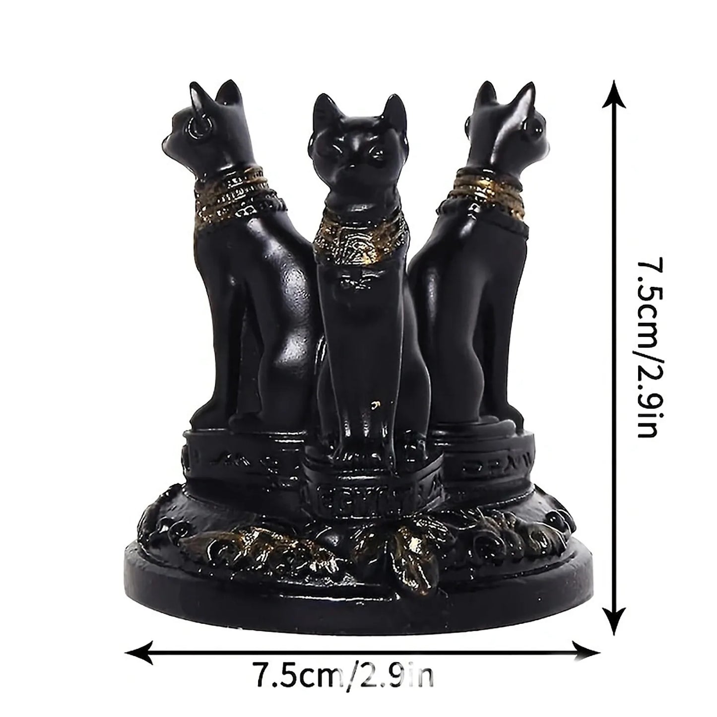 Egyptian Cat Figurine Divination Prop