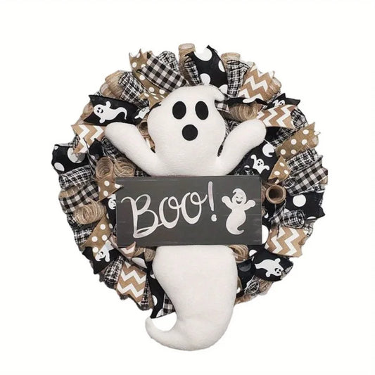 Cute Ghost Doll Wreath