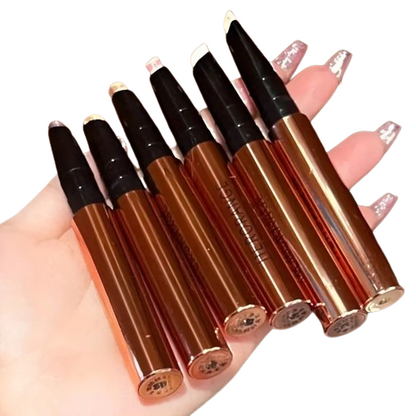 6 colors Sparkling Highlighter Stick - Shimmering Eyeliner Pen for Brightening and Enhancing Eyes