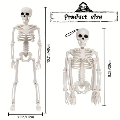 Set 3pcs 40.64cm Posable Halloween Skeleton Decorations Haunted Houses, Graveyards, and Indoor Outdoor