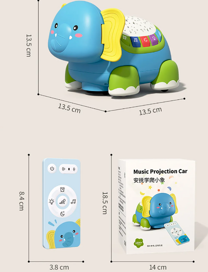 Baby Crawling Toys Musical Elephant