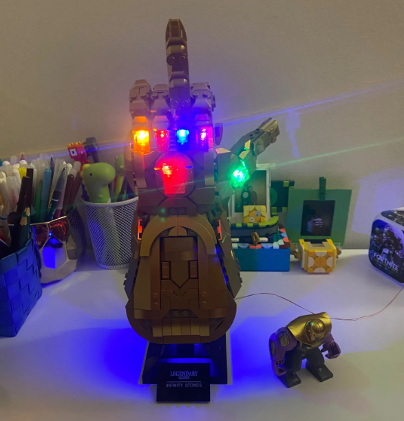 Led Compatible Bricks Thanos Right Hand