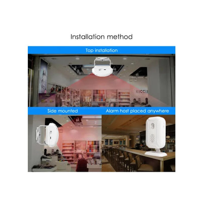 Wireless IR Motion Sensor Doorbell with 36 Ringtones