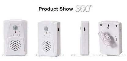 MP3 Wireless PIR Motion Sensor Doorbell with USB Cable