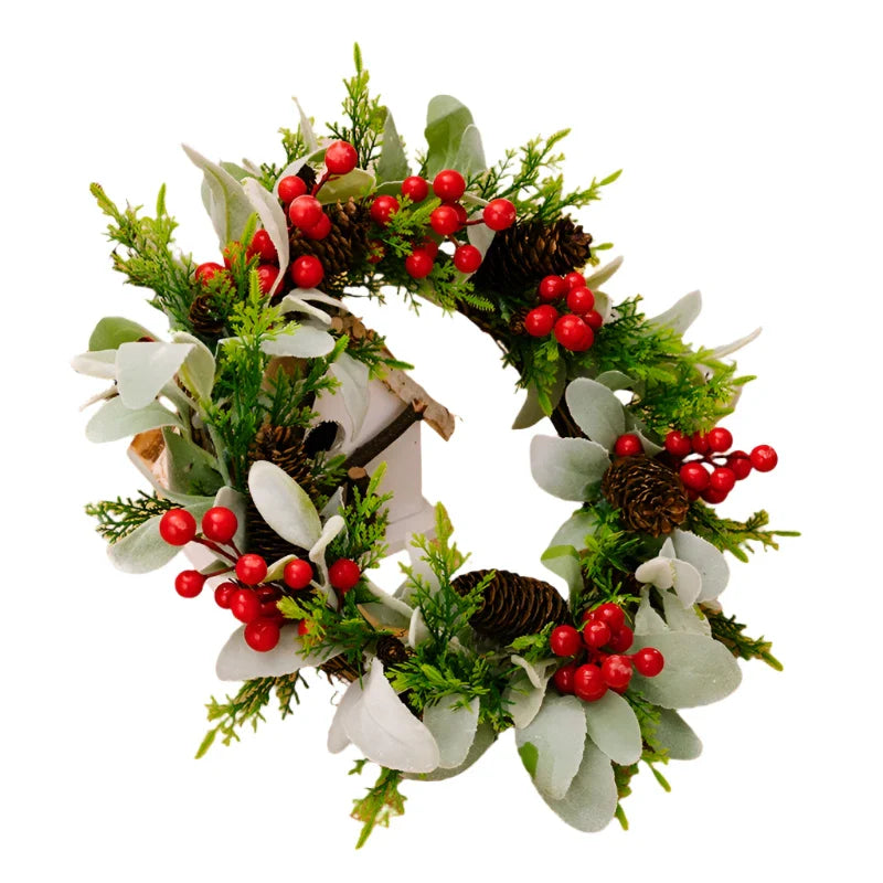 Christmas Wreath Simulated Garland Hanging Decor