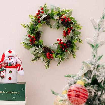 Christmas Wreath Simulated Garland Hanging Decor