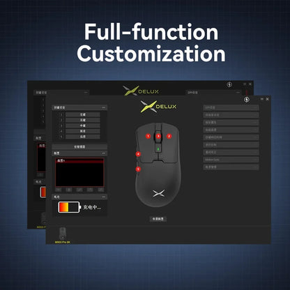 Wireless Gaming Mouse 8K Polling RGB Dock