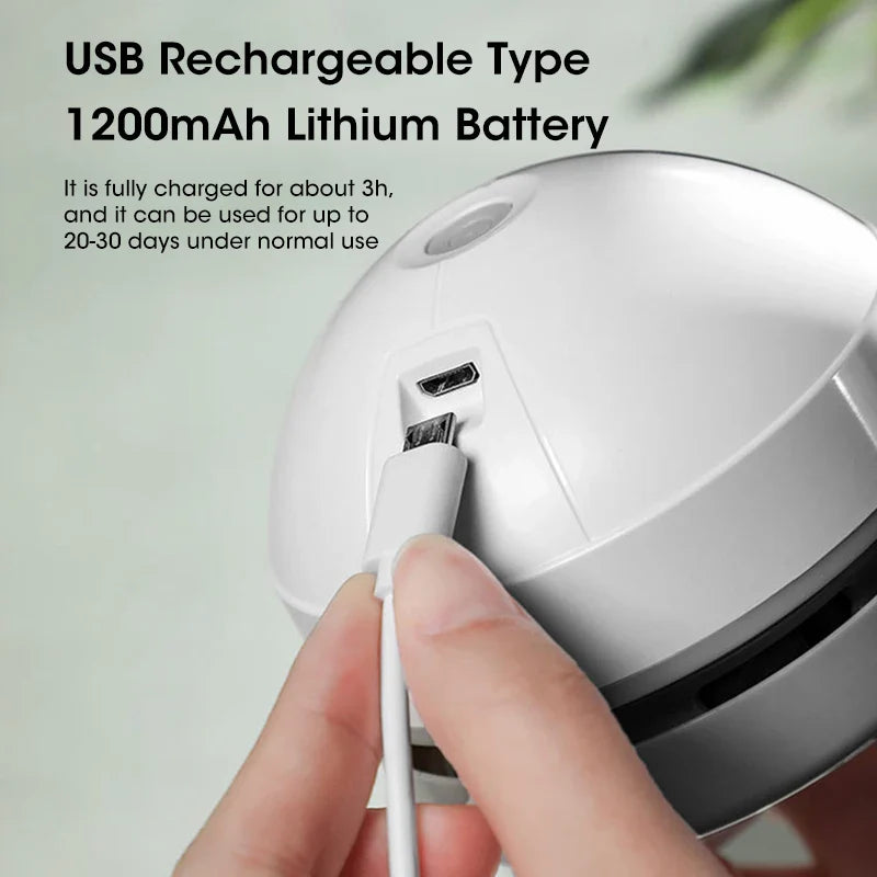 Desktop Wireless Robot Vacuum Cleaner USB Charge