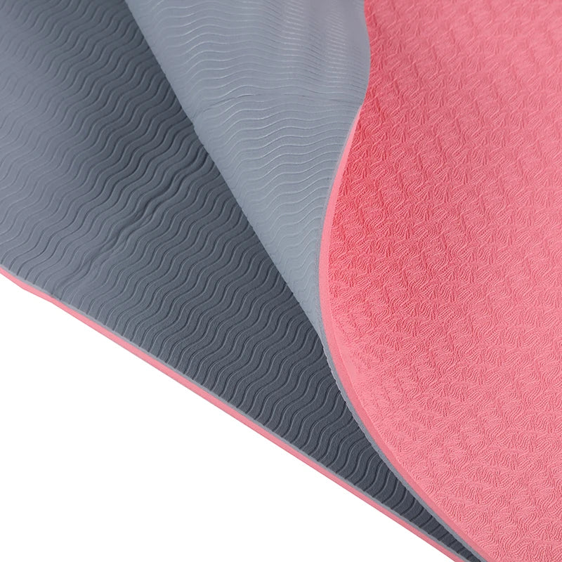 Double Color Non-Slip TPE Yoga Mat