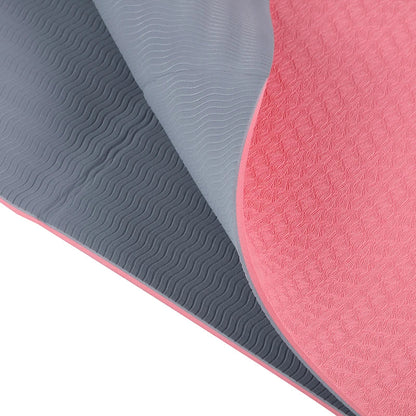Double Color Non-Slip TPE Yoga Mat