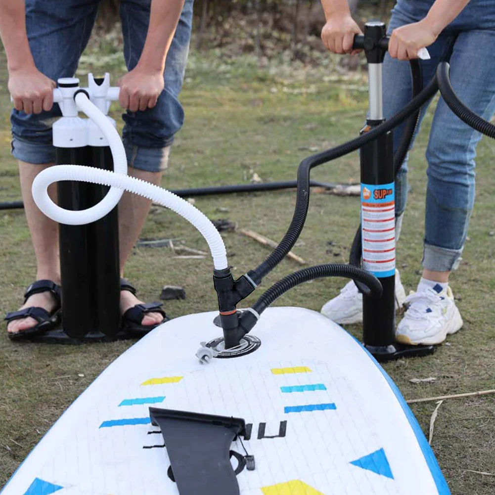 Double Inlet Valve Adapter for Paddle Board & SUP Inflatable Pump