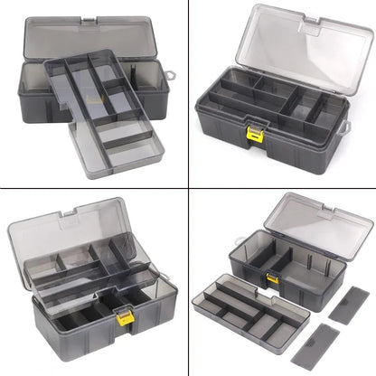 Double Layer Fishing Tackle Box