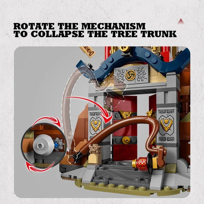 Dragon Energy Temple Building Blocks Model Set