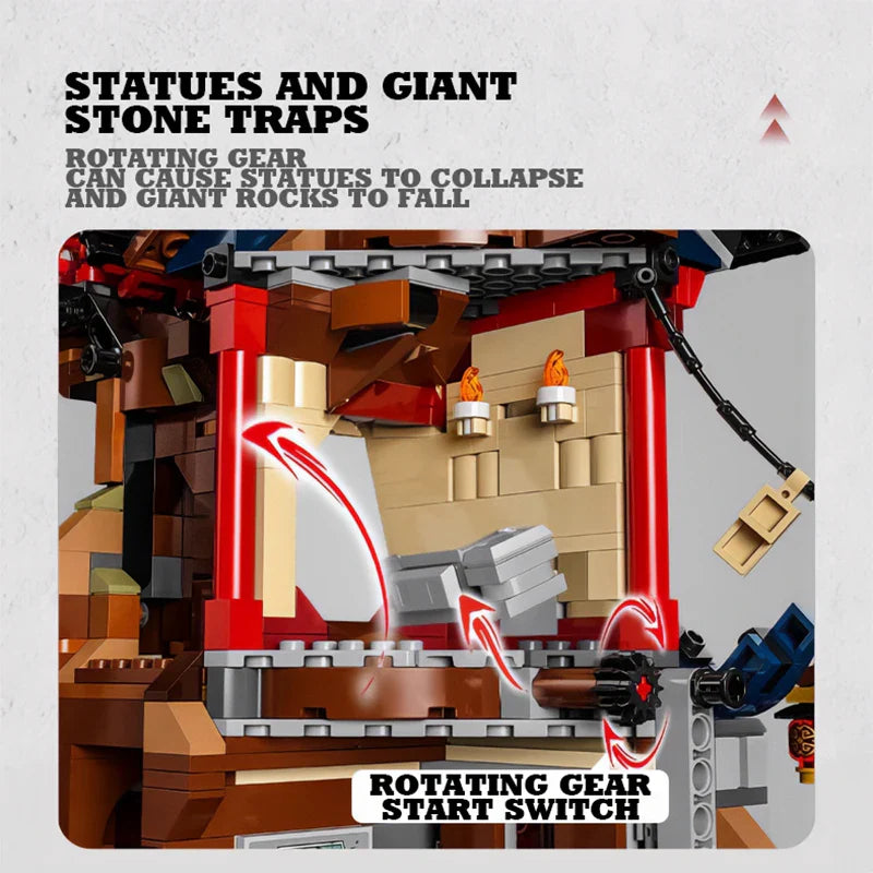 Dragon Energy Temple Building Blocks Model Set