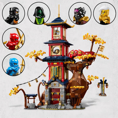 Dragon Energy Temple Building Blocks Model Set