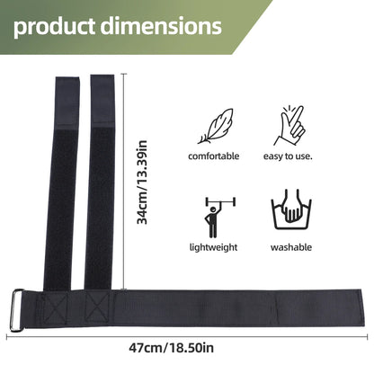 Dumbbell Foot Strap Ankle Weights Tibialis Trainer Black