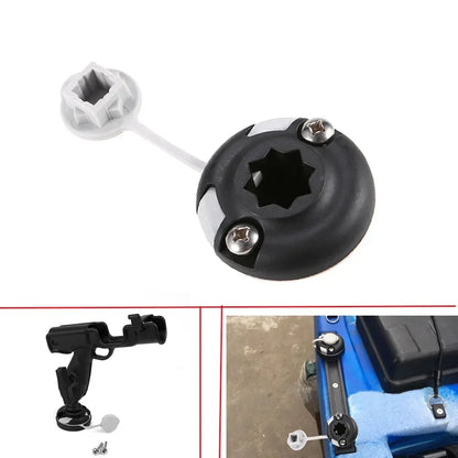 Durable Nylon Kayak Mount Base & Sea Rod Holder Accessory Kit