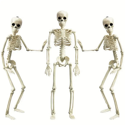Set 3pcs 40.64cm Posable Halloween Skeleton Decorations Haunted Houses, Graveyards, and Indoor Outdoor