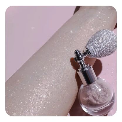 Sparkle Glitter Body Powder - Highlighter Spray Shimmer for Face and Body Makeup