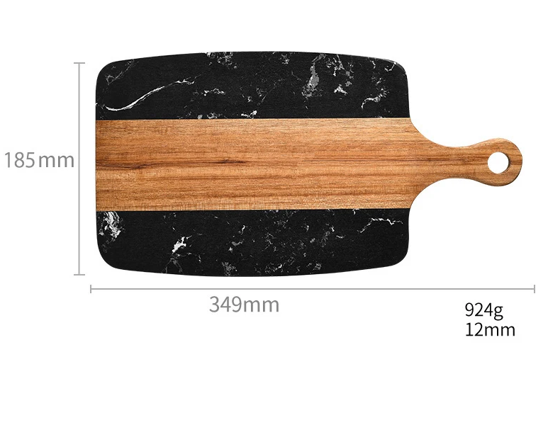 Chopping Board Marble Splicing Acacia Wood